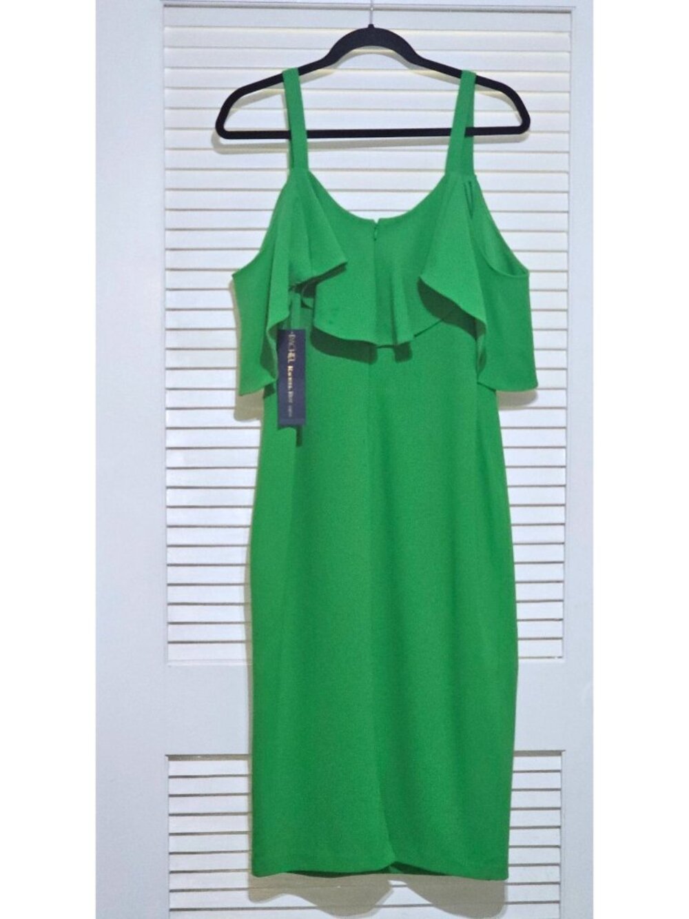 NWT Rachel Rachel Roy Women's Green Marcella Drapey Sheath Dress Size XL 2441 - Picture 14 of 16
